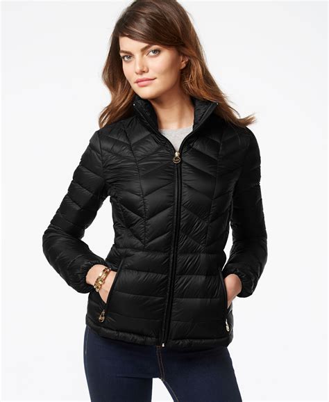 macys michael kors packable dow jacket|macy's Michael Kors women's jacket.